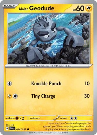 Alolan Geodude (044/159) [Scarlet & Violet: Journey Together] | Eastridge Sports Cards & Games