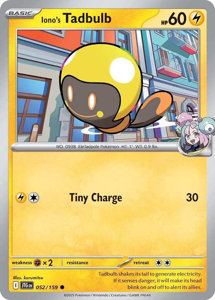 Iono's Tadbulb (052/159) [Scarlet & Violet: Journey Together] | Eastridge Sports Cards & Games