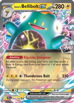 Iono's Bellibolt ex (053/159) [Scarlet & Violet: Journey Together] | Eastridge Sports Cards & Games