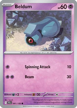 Beldum (061/159) [Scarlet & Violet: Journey Together] | Eastridge Sports Cards & Games