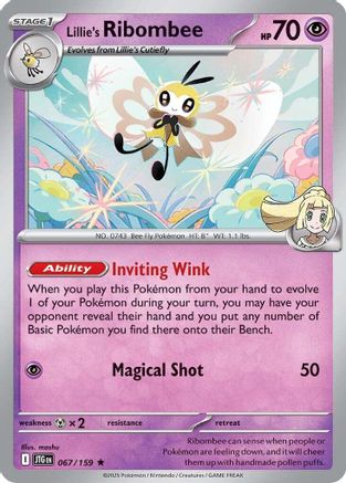 Lillie's Ribombee (067/159) [Scarlet & Violet: Journey Together] | Eastridge Sports Cards & Games