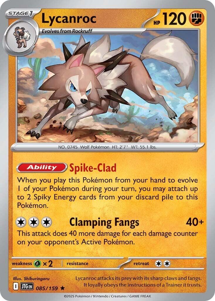 Lycanroc (085/159) [Scarlet & Violet: Journey Together] | Eastridge Sports Cards & Games