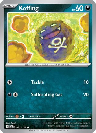 Koffing (091/159) [Scarlet & Violet: Journey Together] | Eastridge Sports Cards & Games