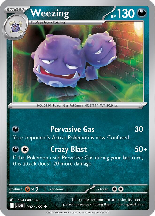 Weezing (092/159) [Scarlet & Violet: Journey Together] | Eastridge Sports Cards & Games
