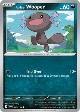 Paldean Wooper (093/159) [Scarlet & Violet: Journey Together] | Eastridge Sports Cards & Games