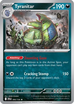 Tyranitar (095/159) [Scarlet & Violet: Journey Together] | Eastridge Sports Cards & Games