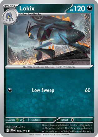 Lokix (100/159) [Scarlet & Violet: Journey Together] | Eastridge Sports Cards & Games
