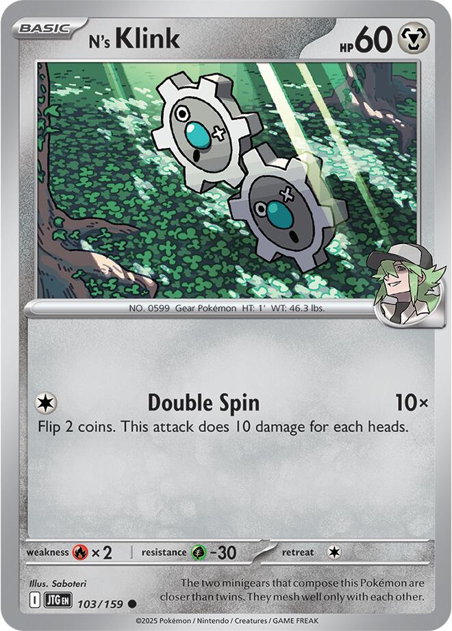 N's Klink (103/159) [Scarlet & Violet: Journey Together] | Eastridge Sports Cards & Games