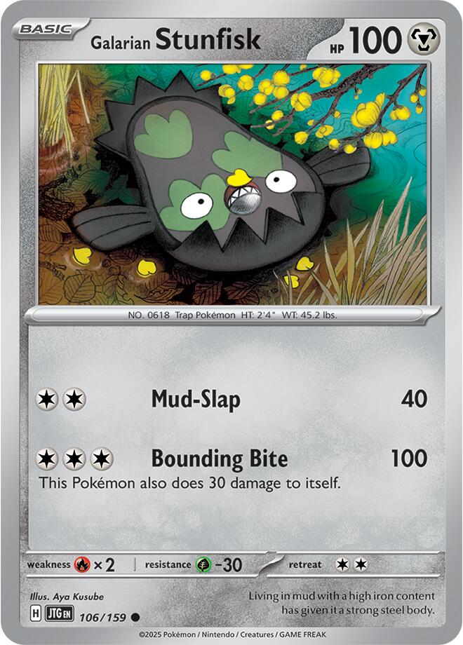 Galarian Stunfisk (106/159) [Scarlet & Violet: Journey Together] | Eastridge Sports Cards & Games