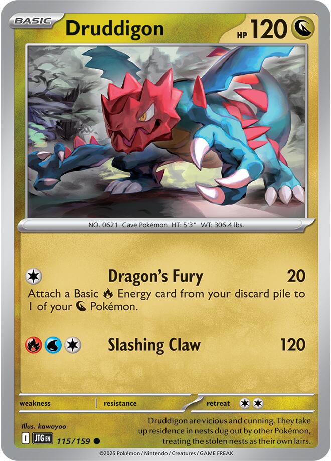Druddigon (115/159) [Scarlet & Violet: Journey Together] | Eastridge Sports Cards & Games
