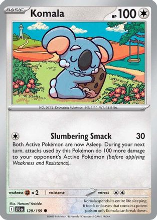 Komala (129/159) [Scarlet & Violet: Journey Together] | Eastridge Sports Cards & Games