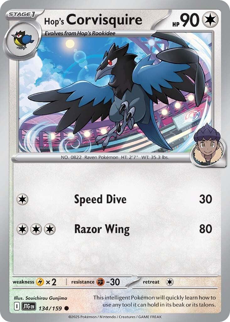 Hop's Corvisquire (134/159) [Scarlet & Violet: Journey Together] | Eastridge Sports Cards & Games