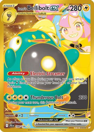 Iono's Bellibolt ex (188/159) [Scarlet & Violet: Journey Together] | Eastridge Sports Cards & Games