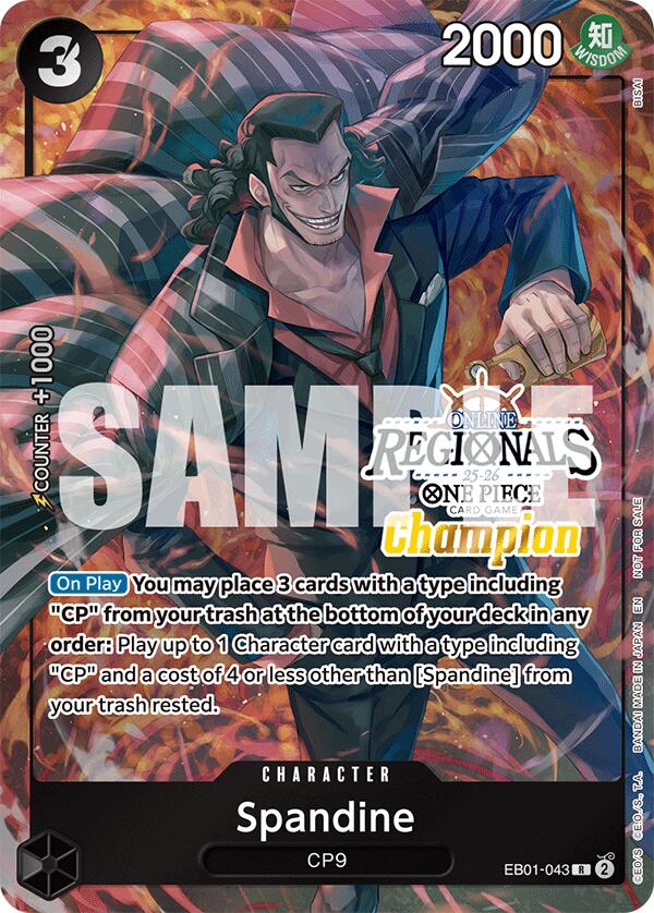 Spandine (Offline Regional Champion Card Set 2025 Vol.1) [One Piece Promotion Cards] | Eastridge Sports Cards & Games