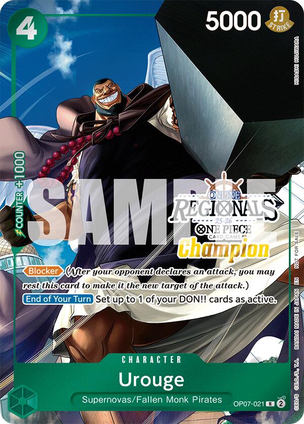 Urouge (Offline Regional Champion Card Set 2025 Vol.1) [One Piece Promotion Cards] | Eastridge Sports Cards & Games