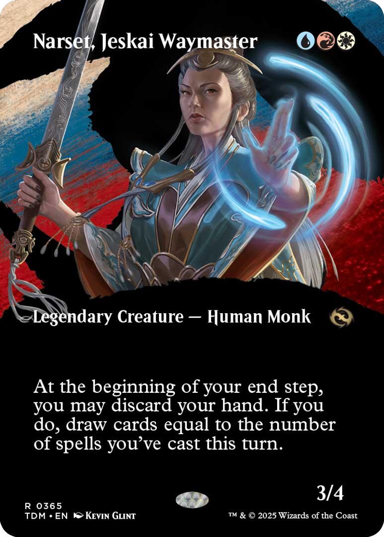 Narset, Jeskai Waymaster (Borderless) [Tarkir: Dragonstorm] | Eastridge Sports Cards & Games
