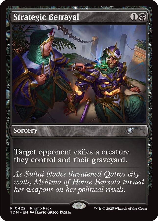 Strategic Betrayal [Tarkir: Dragonstorm Promos] | Eastridge Sports Cards & Games
