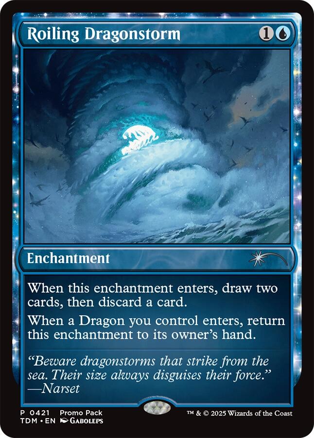 Roiling Dragonstorm [Tarkir: Dragonstorm Promos] | Eastridge Sports Cards & Games