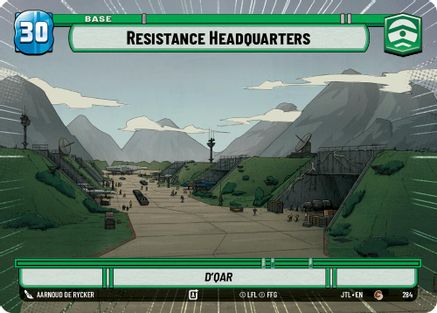 Resistance Headquarters // TIE Fighter (Hyperspace) (284 // T05) - Jump to Lightspeed
