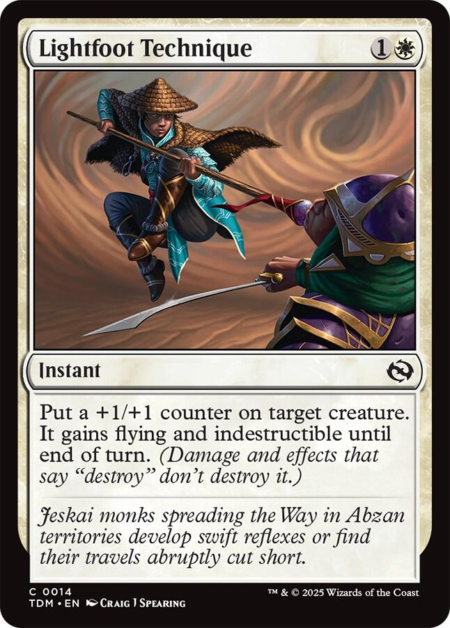 Lightfoot Technique [Tarkir: Dragonstorm] | Eastridge Sports Cards & Games