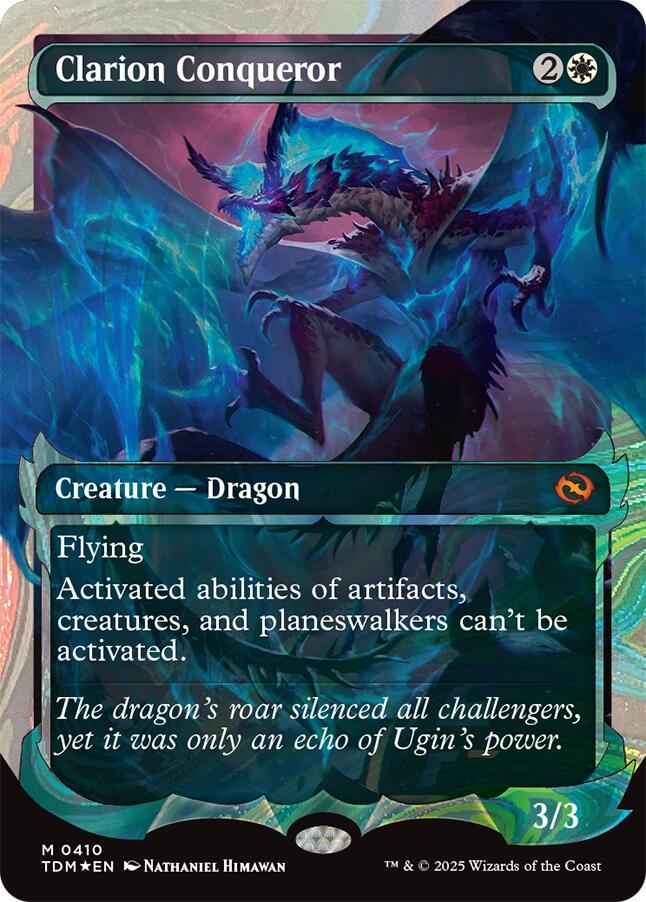 Clarion Conqueror (Showcase) (Halo Foil) [Tarkir: Dragonstorm] | Eastridge Sports Cards & Games