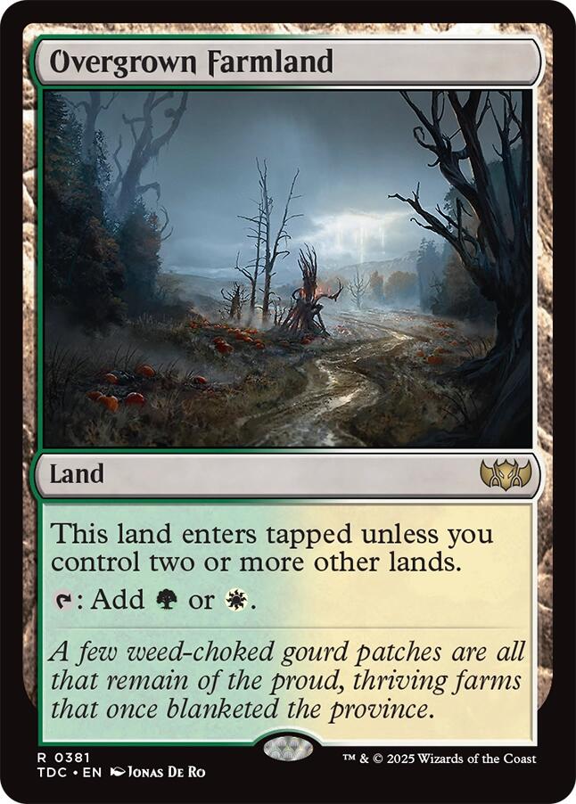 Overgrown Farmland [Tarkir: Dragonstorm Commander] | Eastridge Sports Cards & Games