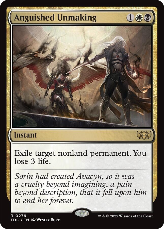 Anguished Unmaking [Tarkir: Dragonstorm Commander] | Eastridge Sports Cards & Games