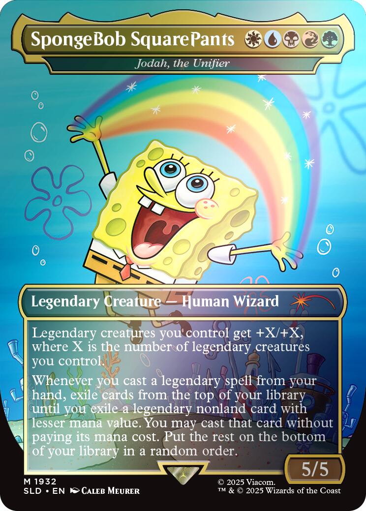 SpongeBob SquarePants - Jodah, the Unifier (Rainbow Foil) [Secret Lair Drop Series] | Eastridge Sports Cards & Games