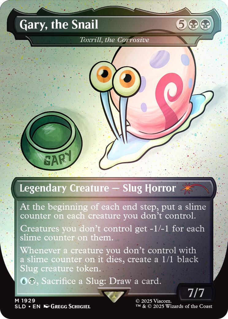 Gary, the Snail - Toxrill, the Corrosive (Rainbow Foil) [Secret Lair Drop Series] | Eastridge Sports Cards & Games