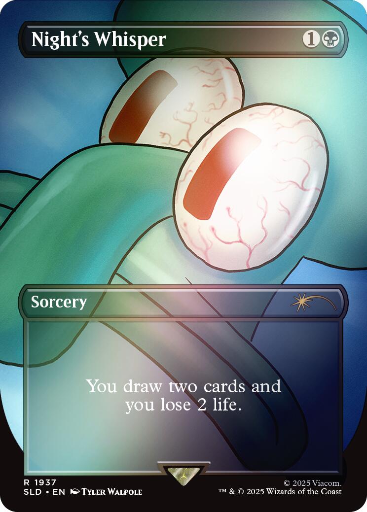 Night's Whisper (Rainbow Foil) [Secret Lair Drop Series] | Eastridge Sports Cards & Games