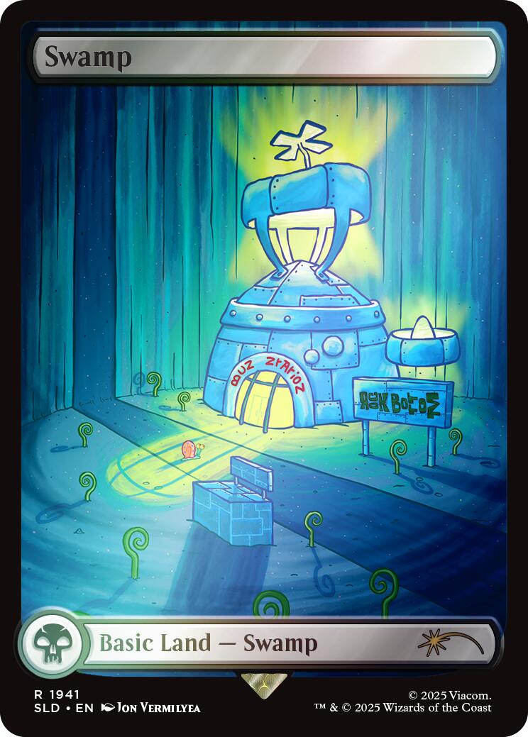 Swamp (1941) (Rainbow Foil) [Secret Lair Drop Series] | Eastridge Sports Cards & Games