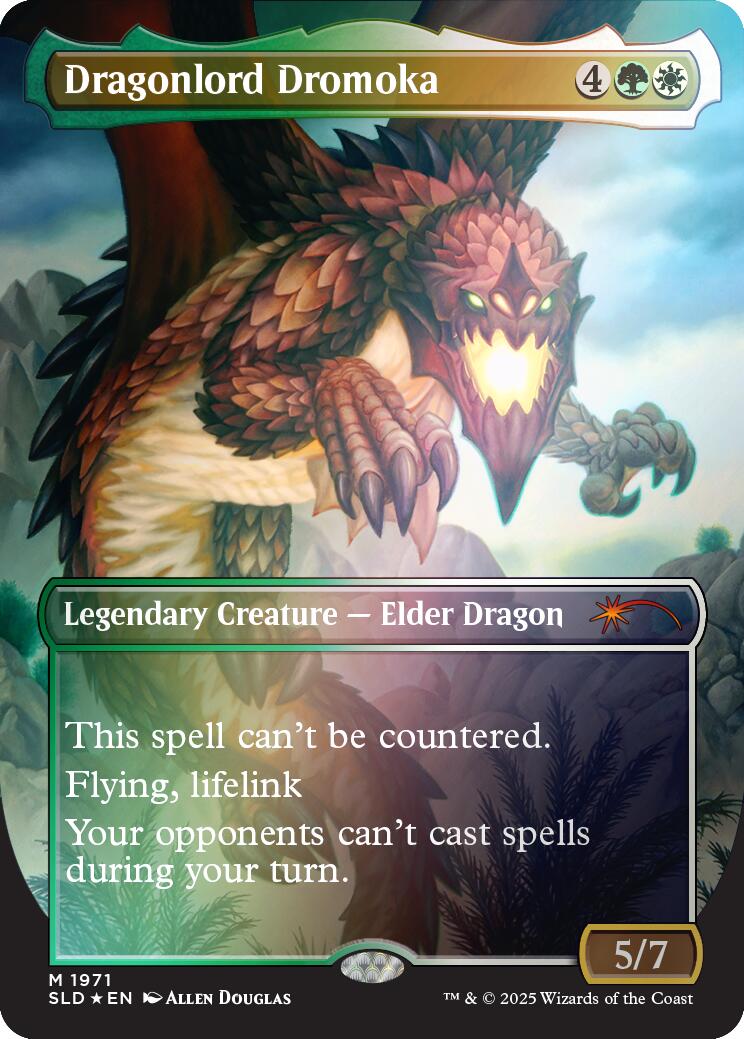Dragonlord Dromoka (Rainbow Foil) [Secret Lair Drop Series] | Eastridge Sports Cards & Games