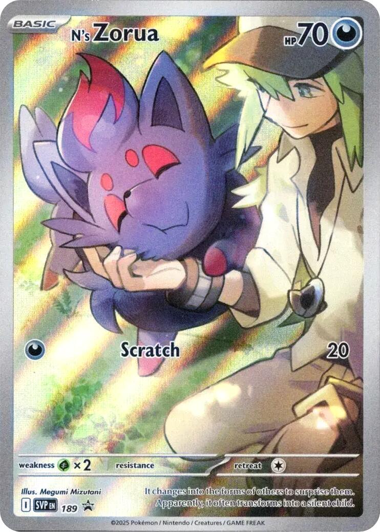 N's Zorua (SVP189) [Scarlet & Violet: Black Star Promos] | Eastridge Sports Cards & Games