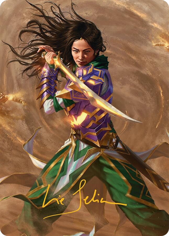 Descendant of Storms Art Card (2/54) (Gold-Stamped Signature) [Tarkir: Dragonstorm Art Series] | Eastridge Sports Cards & Games