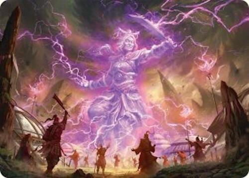 Smile at Death Art Card (4/54) [Tarkir: Dragonstorm Art Series] | Eastridge Sports Cards & Games