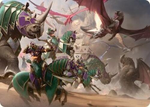 United Battlefront Art Card (5/54) [Tarkir: Dragonstorm Art Series] | Eastridge Sports Cards & Games