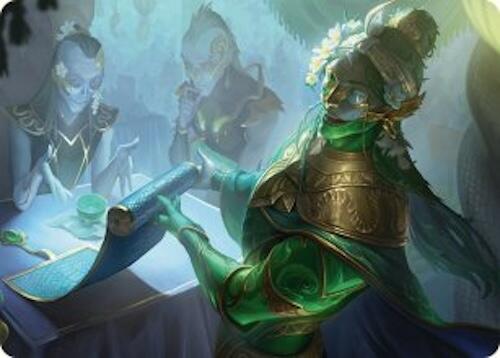 Sibsig Appraiser Art Card (8/54) [Tarkir: Dragonstorm Art Series] | Eastridge Sports Cards & Games