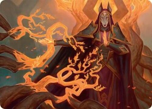 Abzan Devotee Art Card (10/54) [Tarkir: Dragonstorm Art Series] | Eastridge Sports Cards & Games
