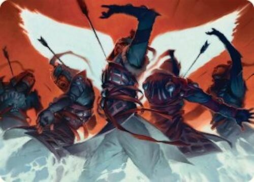Desperate Measures Art Card (11/54) [Tarkir: Dragonstorm Art Series] | Eastridge Sports Cards & Games