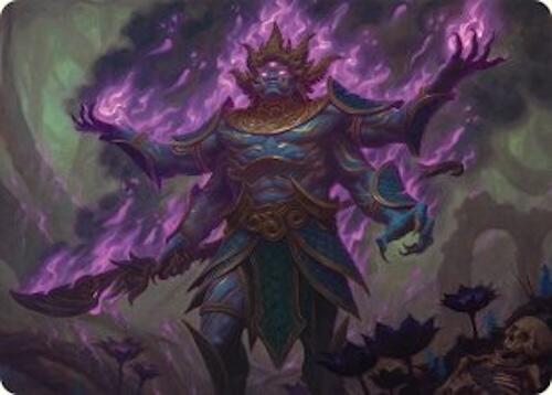 Rot-Curse Rakshasa Art Card (13/54) [Tarkir: Dragonstorm Art Series] | Eastridge Sports Cards & Games