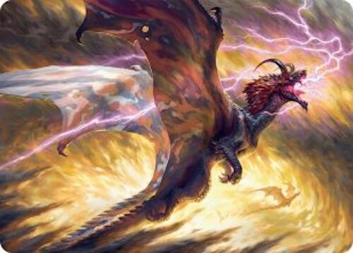 Stormscale Scion Art Card (17/54) [Tarkir: Dragonstorm Art Series] | Eastridge Sports Cards & Games