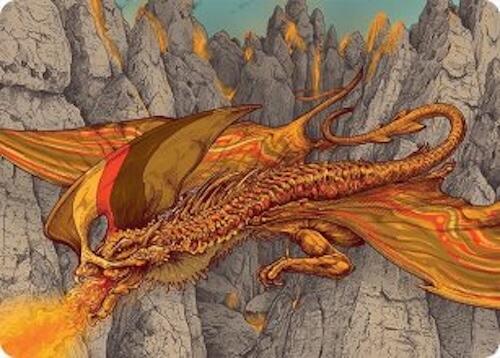 Magmatic Hellkite Art Card (34/54) [Tarkir: Dragonstorm Art Series] | Eastridge Sports Cards & Games