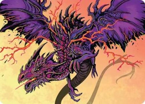Stormshriek Feral Art Card (35/54) [Tarkir: Dragonstorm Art Series] | Eastridge Sports Cards & Games