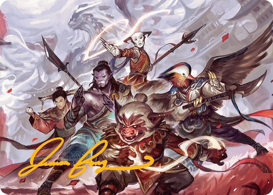 Will of the Jeskai Art Card (54/54) (Gold-Stamped Signature) [Tarkir: Dragonstorm Art Series] | Eastridge Sports Cards & Games