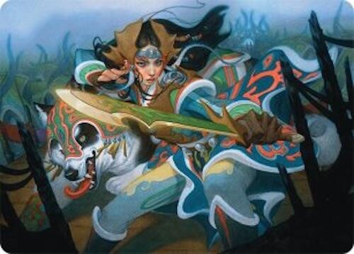 Eshki Dragonclaw Art Card (23/54) [Tarkir: Dragonstorm Art Series] | Eastridge Sports Cards & Games