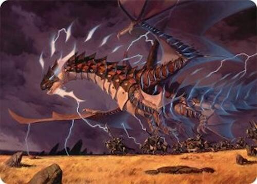 Neriv, Heart of the Storm Art Card (25/54) [Tarkir: Dragonstorm Art Series] | Eastridge Sports Cards & Games