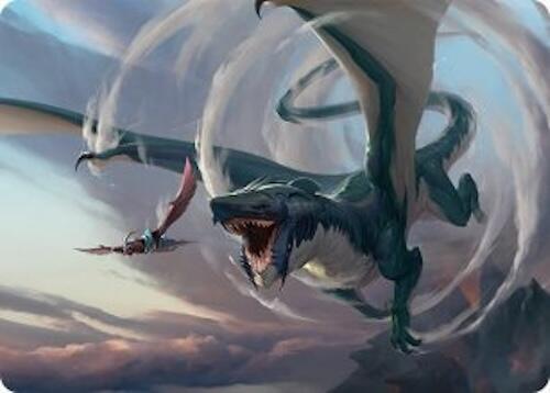 Whirlwing Stormbrood Art Card (27/54) [Tarkir: Dragonstorm Art Series] | Eastridge Sports Cards & Games