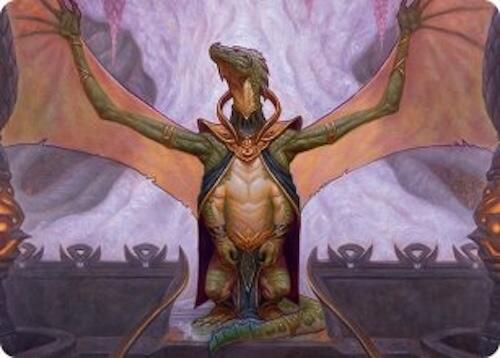 Kheru Goldkeeper Art Card (36/54) [Tarkir: Dragonstorm Art Series] | Eastridge Sports Cards & Games