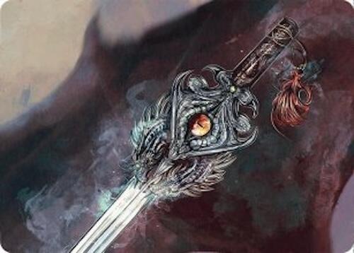 Dragonfire Blade Art Card (40/54) [Tarkir: Dragonstorm Art Series] | Eastridge Sports Cards & Games