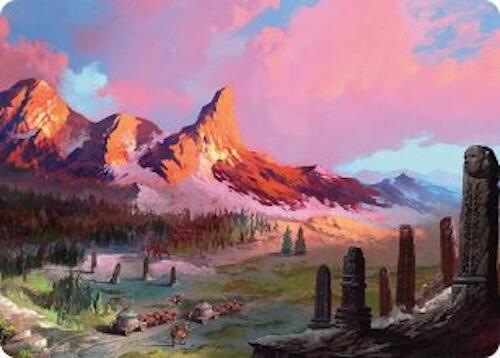 Rugged Highlands Art Card (29/54) [Tarkir: Dragonstorm Art Series] | Eastridge Sports Cards & Games